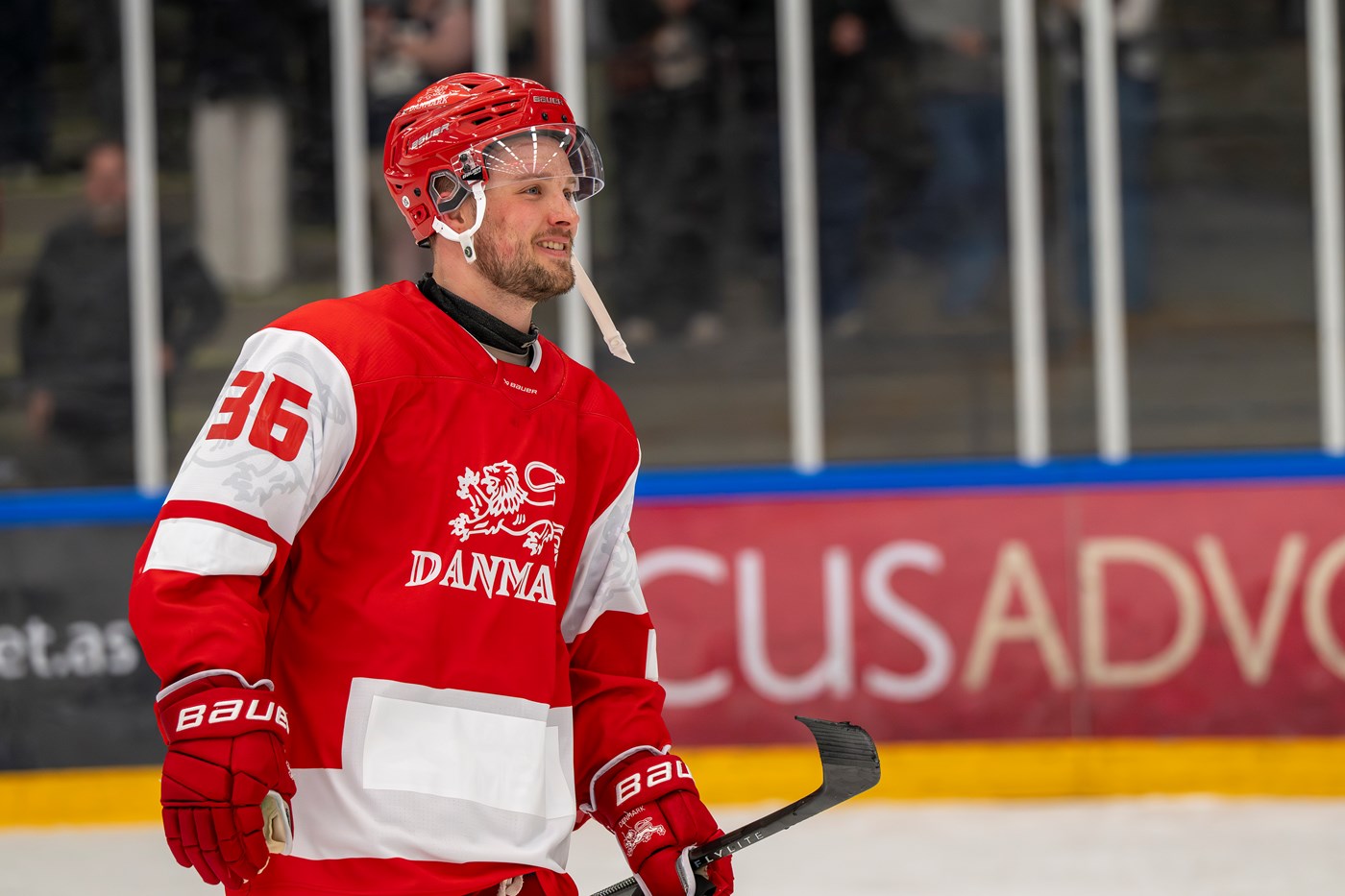 Daniel Baastrup med landsholdet i Slovakiet