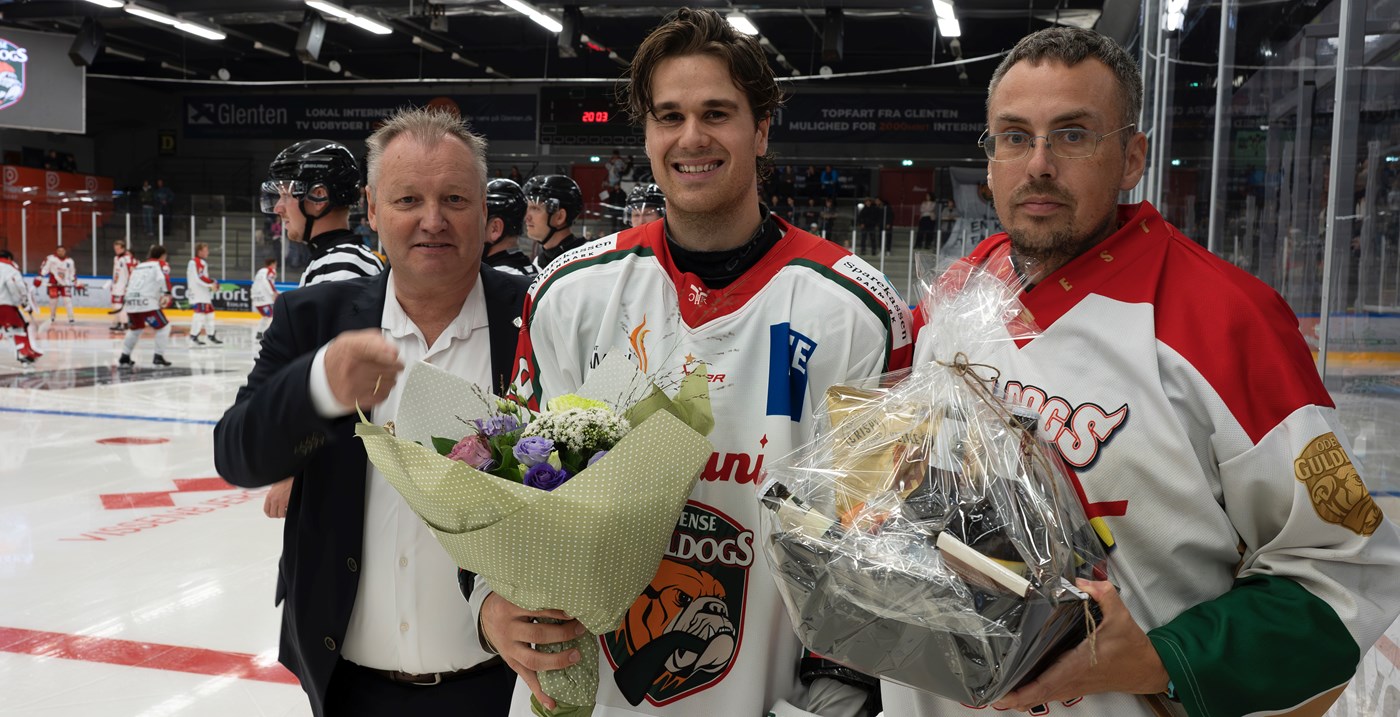 Mikkel Hansen har nu spillet 300 kampe for Odense Bulldogs