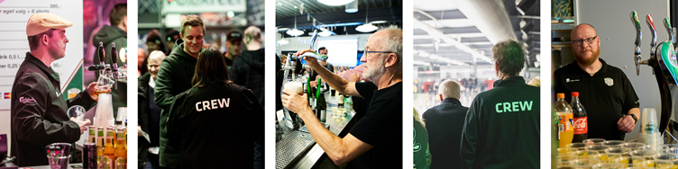 Frivillige ved Odense Bulldogs i Spar Nord Arena