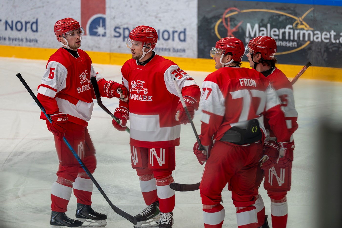 Daniel Baastrup med landsholdet i Slovakiet