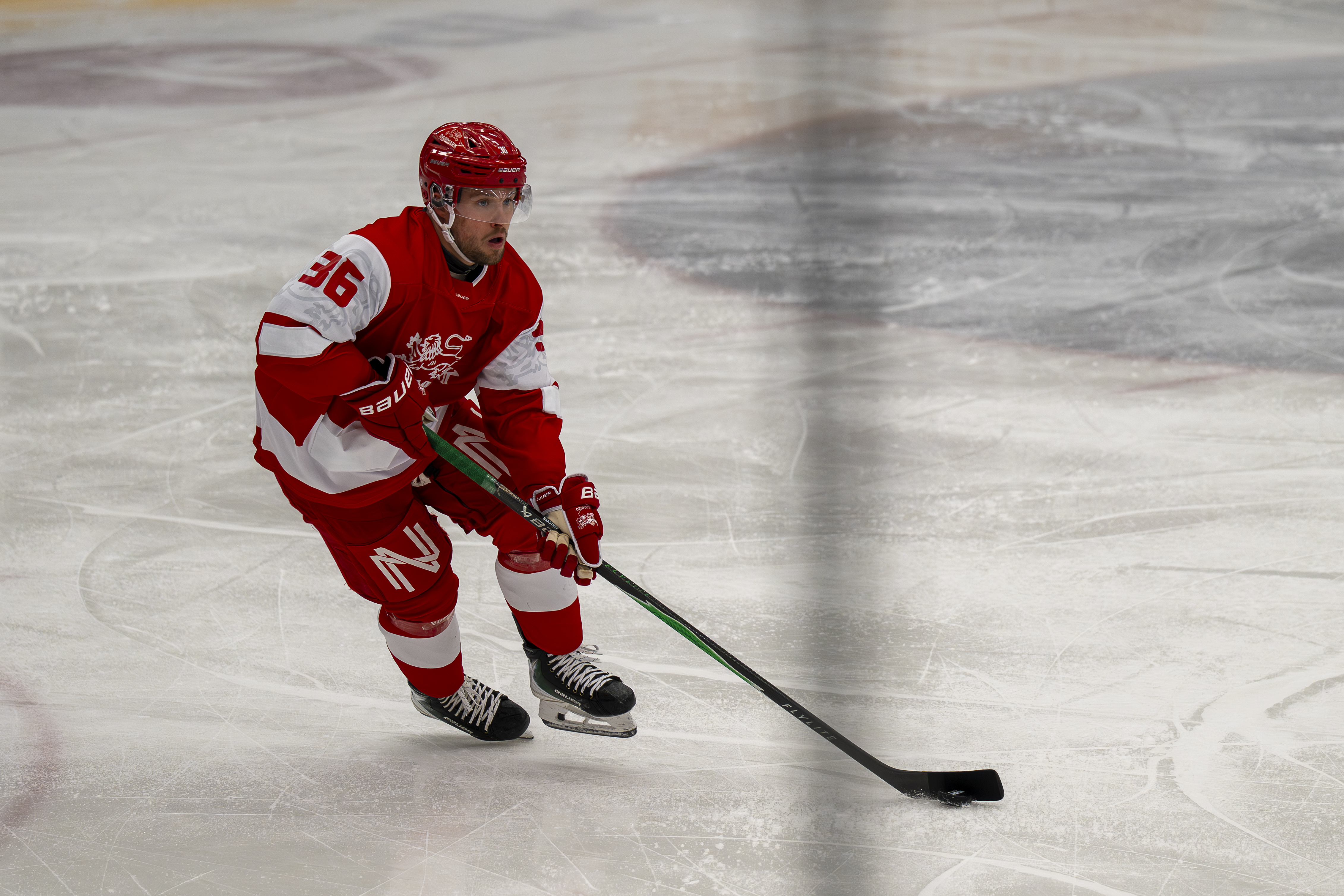 Daniel Baastrup med landsholdet i Slovakiet