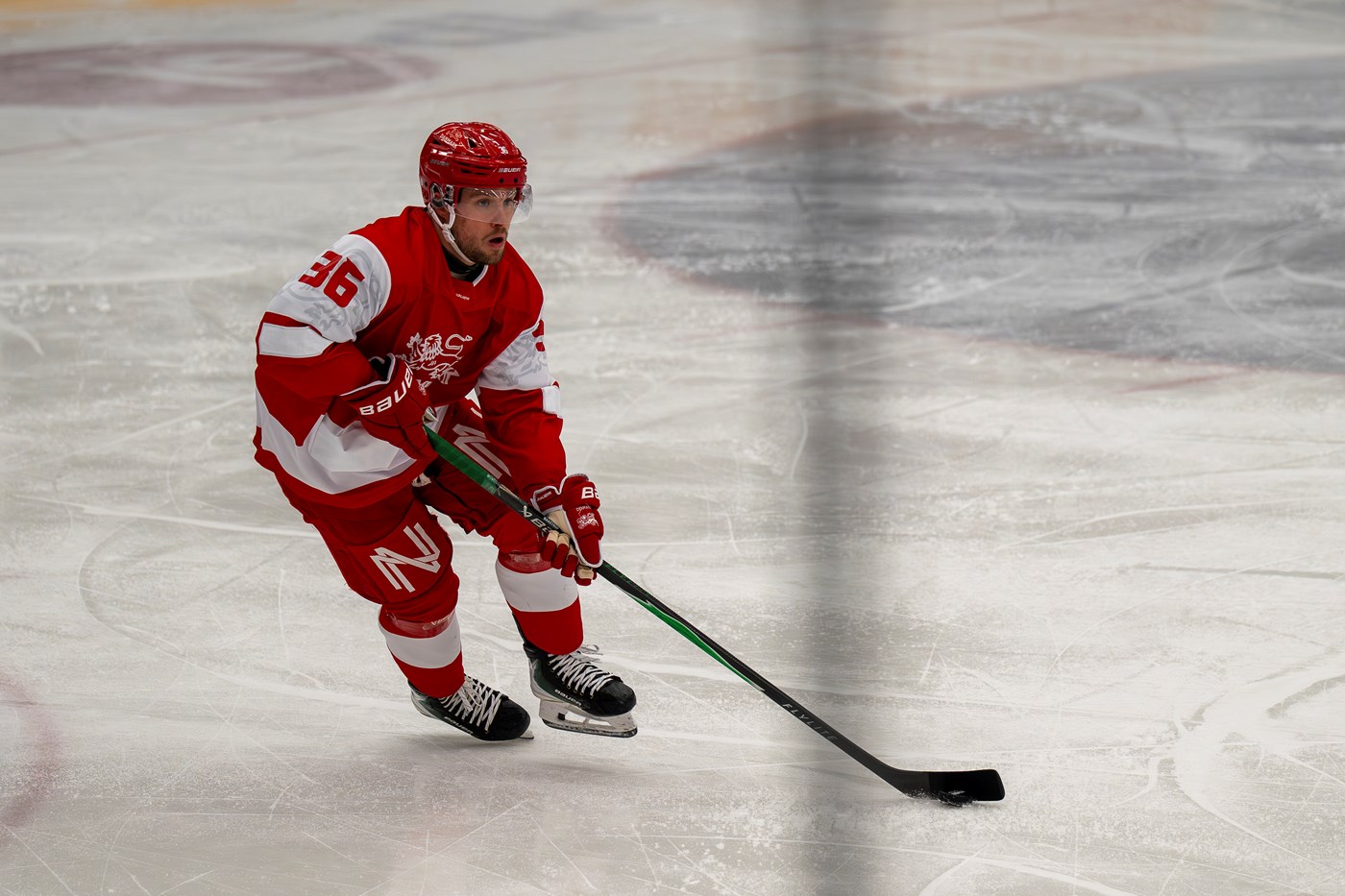 Daniel Baastrup med landsholdet i Slovakiet